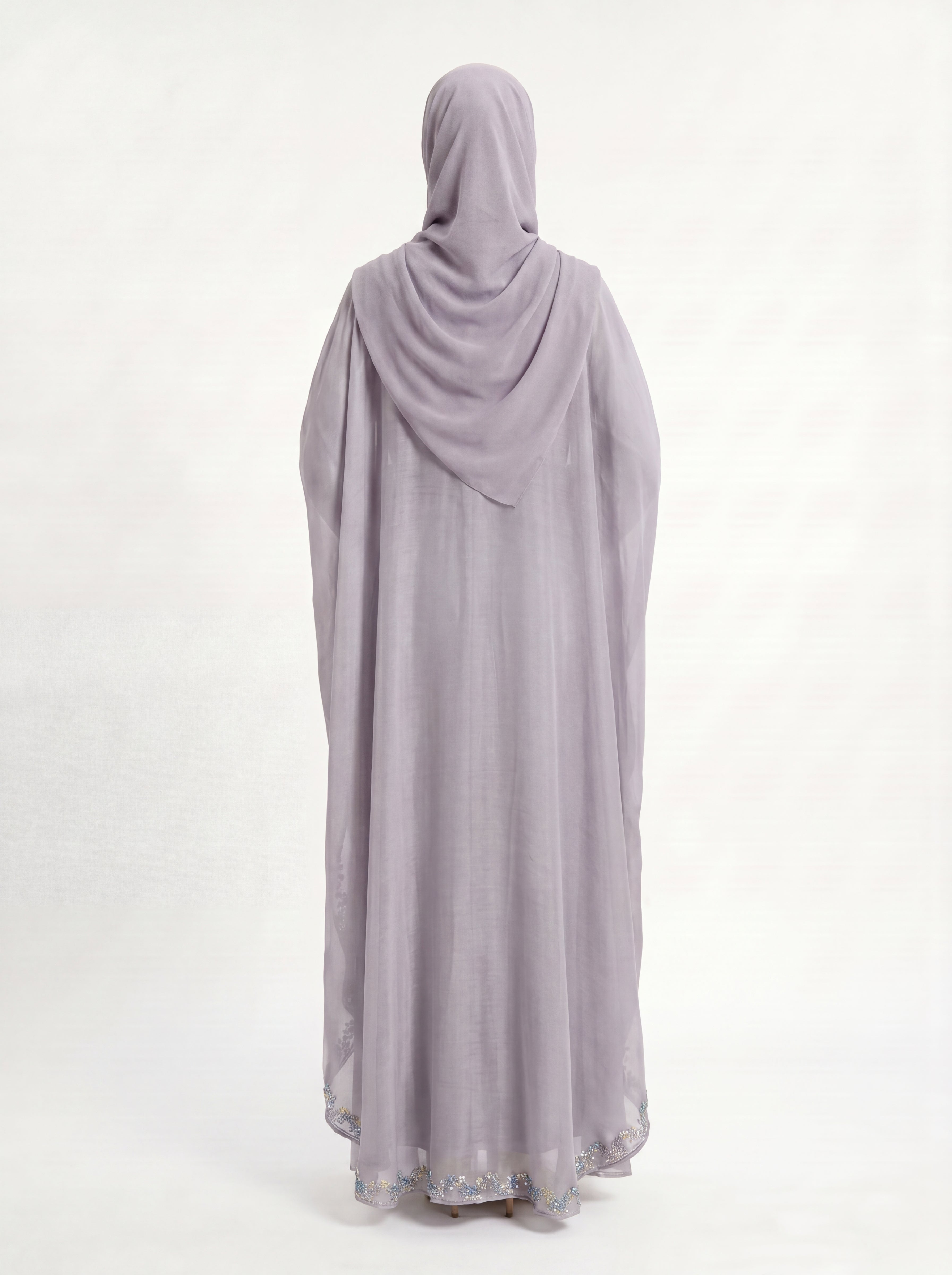 Seafoam Shimmer Abaya