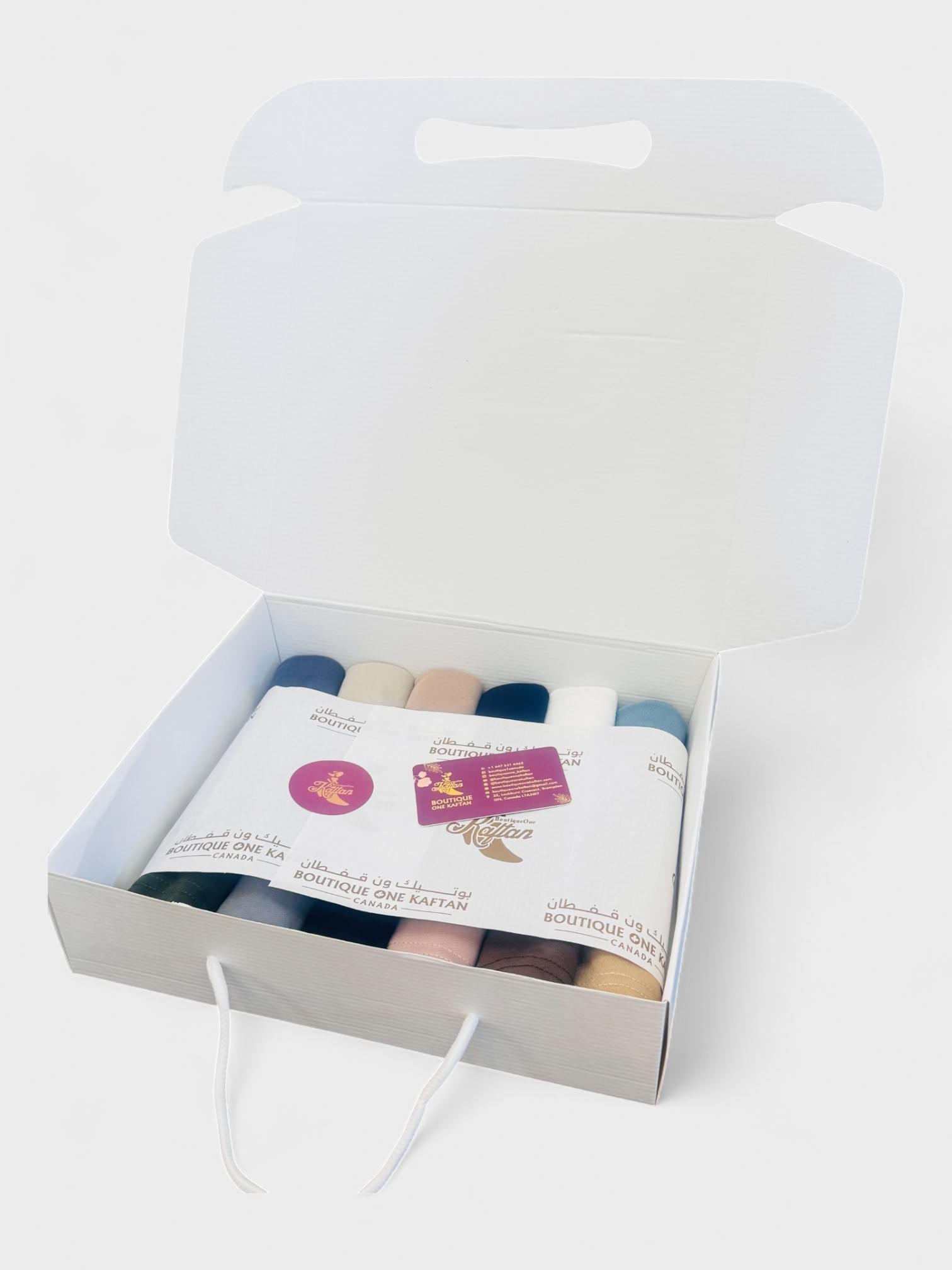 Jersey-Cotton Blend Under Cap Gift Box.